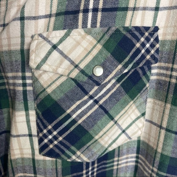 Big Mac Workwear Vintage Flannel Jacket Size Large - Picture 4 of 6